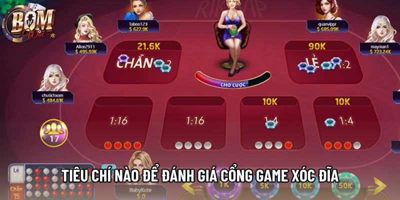 Tiêu chí nào để đánh giá cổng game xóc đĩa Tiêu chí nào để đánh giá cổng game xóc đĩa