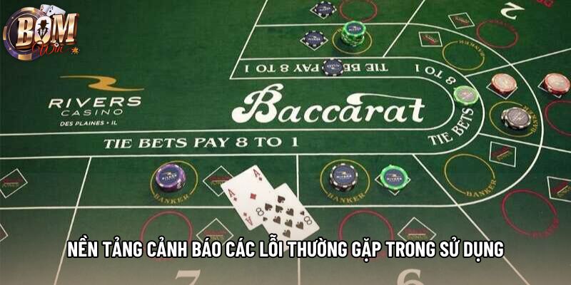 Nền tảng cảnh báo các lỗi thường gặp trong sử dụng Nền tảng cảnh báo các lỗi thường gặp trong sử dụng